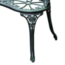 Outsunny Antique Style Garden Bench - Green