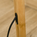 Tripod Floor Lamp with Shade 156cm - Wood & Grey
