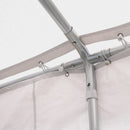 Outsunny Gazebo Marquee Party Tent Wedding Canopy Steel Frame Water Resistant size 6x4 m-White