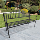 Outsunny Garden Bench 1.5m - Black