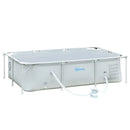 Outsunny Steel Frame Swimming Pool w/ Filter Pump and Reinforced Sidewalls Rust Resistant