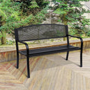 Outsunny Garden Bench - Black