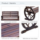 Outsunny Garden Bench - Brown