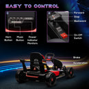 HOMCOM Kids Electric Ride On Go Cart 12v - Black