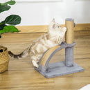 PawHut Cat Tree Climbing Activity Center with Scratching Massage Board Hanging Ball