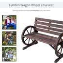 Outsunny Garden Bench - Brown