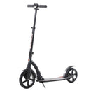 HOMCOM Teens Adult Kick Scooter Foldable Adjust Aluminum For Age 14+ Black