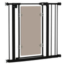 PawHut Pressure Fit Pet Safety Gate Stair Gate w/ Double-Locking, 74-80/84-90cm