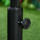 Outsunny Umbrella Base Antique Bronze