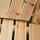 Outsunny-Pine / Fir Wood Swing Bench