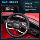 HOMCOM Kids Electric Ride On Car Audi E-Tron 12v - Red