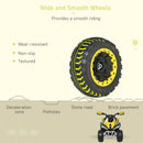 HOMCOM Kids Manual Ride On Quad Bike - Yellow