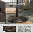 Outsunny Umbrella Base Antique Bronze