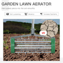 Outsunny Rolling Lawn Aerator