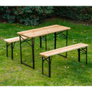 Outsunny Camping Beer Table Set