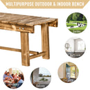 Outsunny Garden Stool -  Carbonised