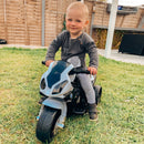 HOMCOM Kids Black Electric Ride on Motorcycle BMW S1000RR with Headlights Music