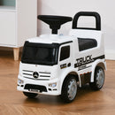 HOMCOM Kids Ride On Car Mercedes Benz Truck - White