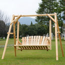 Outsunny-Pine / Fir Wood Swing Bench