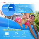 Outsunny Swimming Paddling Pool Round 274cm x 76cm - Blue
