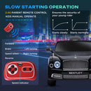HOMCOM Kids Electric Ride On Car Bentley 12V - Black